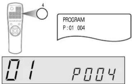 SAMSUNG Z-530M - Press the track number to be programmed. - 1