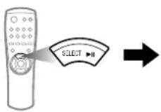SAMSUNG Z-530M - Press the SELECT (PLAY/PAUSE) button. - 1