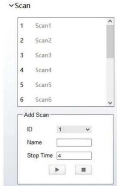 D-LINK DCS-F4605EK - Configure and Invoke Scans - 1