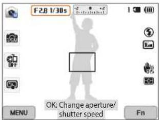 SAMSUNG WB2014F - Using the Manual mode - 1