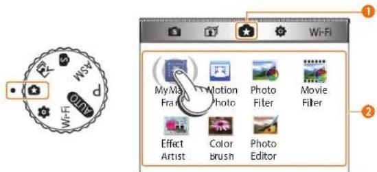SAMSUNG WB2014F - Selecting modes - 1