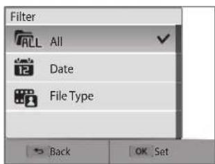 SAMSUNG WB2014F - Viewing files by category - 1