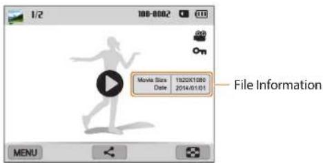 SAMSUNG WB2014F - Press [⚡/💡] to scroll through files. - 4