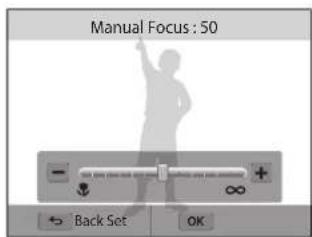 SAMSUNG WB2014F - Adjusting the focus manually - 1