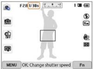 SAMSUNG WB2014F - Using the Shutter Priority mode - 1