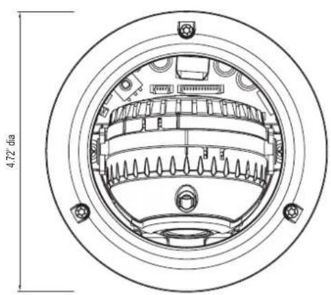 Speco Technologies HTINT601T - CAMERA DIMENSION - 1