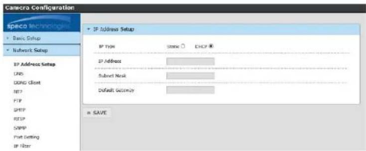 Speco Technologies O3FB68 - IP Address Setup - 1