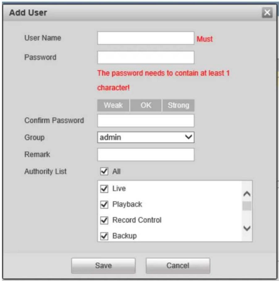 Speco Technologies O6MDP2W - User Name - 2