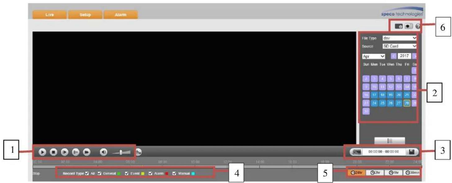 Speco Technologies O6MDP2W - Playback - 1