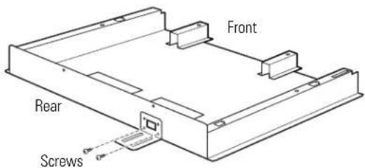 GE JX2127CH - INSTALL BOTTOM BRACKET AND BOTTOM DUCT - 1
