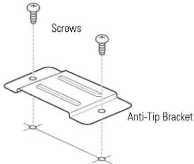 GE JX2127CH - INSTALL THE ANTI-TIP BRACKET - 2