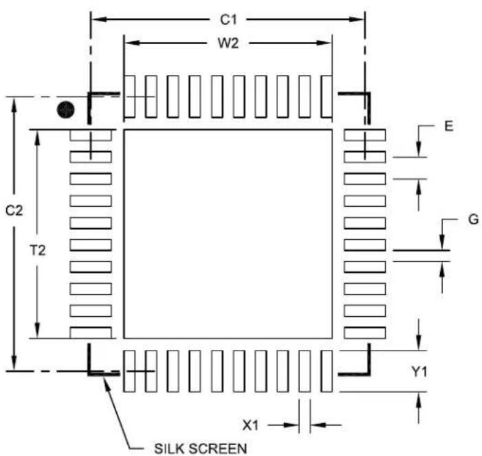 Microchip PIC32MM0016GPL028 - 40-Lead Plastic Ultra Thin Quad Flat, No Lead Package (MV) - 5x5 mm Body [UQFN] - 1