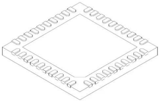 Microchip PIC32MM0016GPL028 - 40-Lead Ultra Thin Plastic Quad Flat, No Lead Package (MV) - 5x5x0.5 mm Body [UQFN] - 1