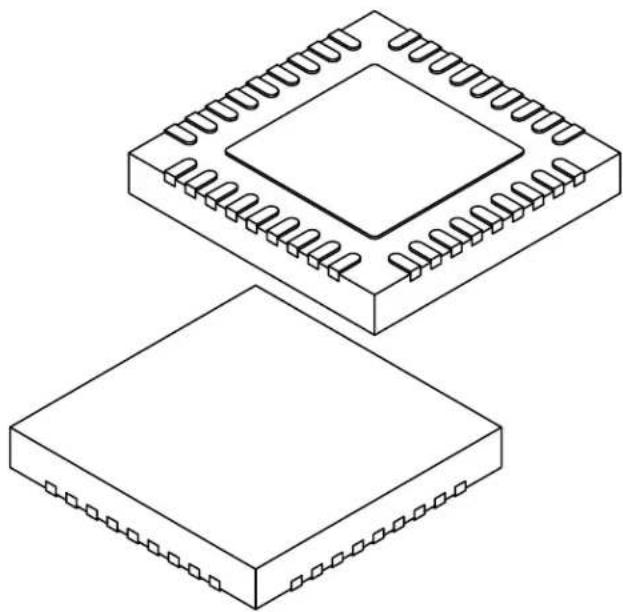 Microchip PIC32MM0016GPL028 - 36-Terminal Very Thin Plastic Quad Flatpack No-Lead (M2) - 6x6x1.0mm Body [VQFN] SMSC Legacy "Sawn Quad Flatpack No-Lead [SQFN]" - 1