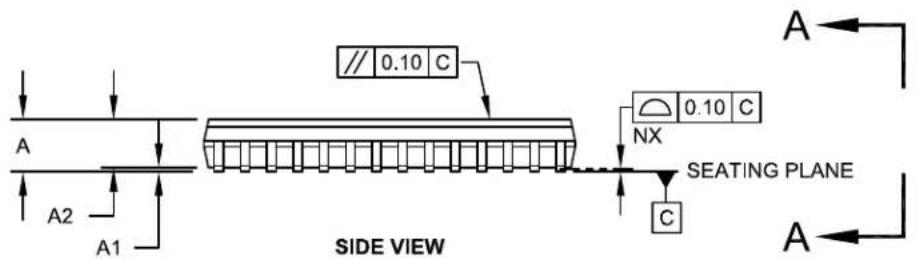Microchip PIC32MM0016GPL028 - 28-Lead Plastic Small Outline (SO) - Wide, 7.50 mm Body [SOIC] - 2