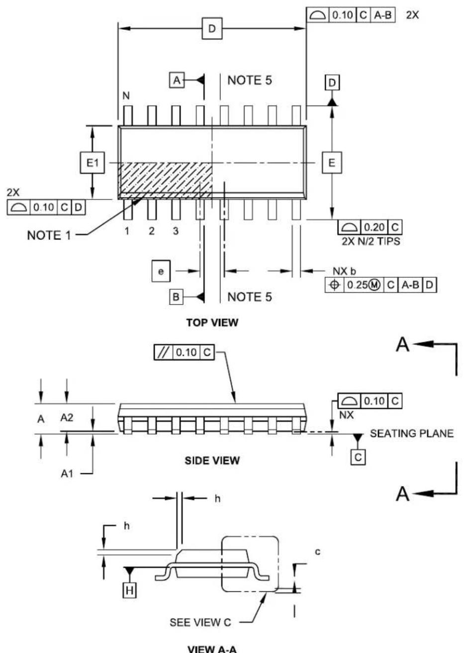 Microchip MCP73861 - 16-Lead Plastic Small Outline (SL) - Narrow, 3.90 mm Body [SOIC] - 1