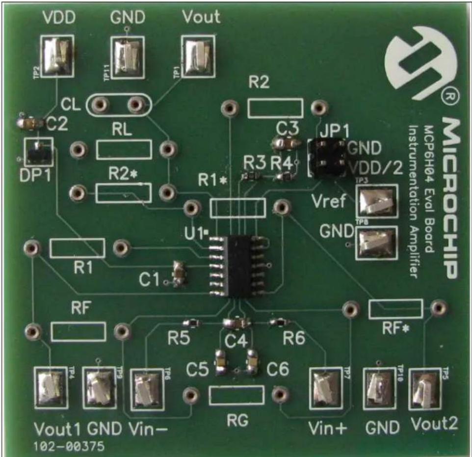 Microchip MCP6H04 - MCP6H04 EVALUATION BOARD SET-UP - 2
