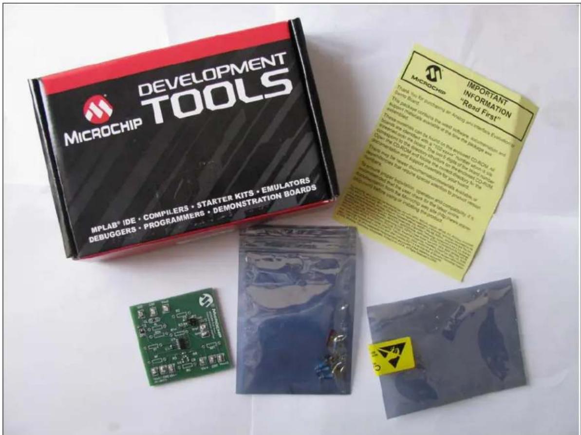 Microchip MCP6H04 - WHAT THE MCP6H04 EVALUATION BOARD KIT INCLUDES - 1