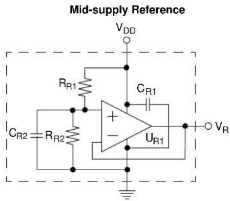 Microchip MCP6XXX - MID-SUPPLY REFERENCE BLOCK - 1