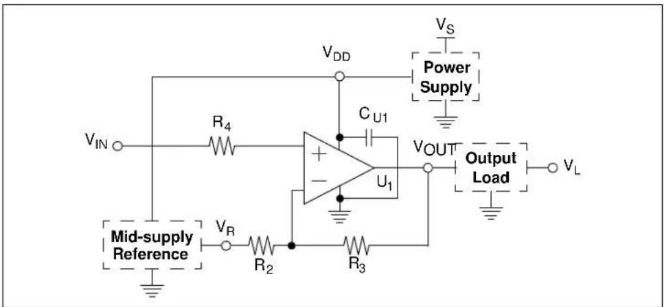 Microchip MCP6XXX - NON-INVERTING AMPLIFIER - 1