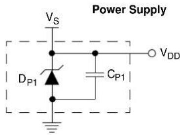 Microchip MCP6XXX - POWER SUPPLY BLOCK - 1