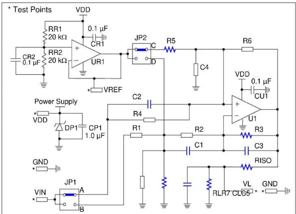 Microchip MCP6XXX - NON-INVERTING DIFFERENTIATOR (NOT CURRENTLY SUPPORTED) - 2