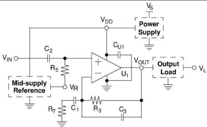 Microchip MCP6XXX - NON-INVERTING DIFFERENTIATOR (NOT CURRENTLY SUPPORTED) - 1