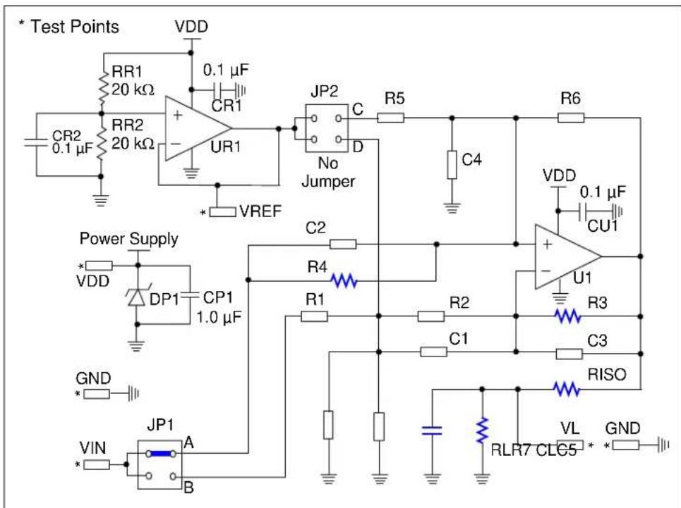 Microchip MCP6XXX - NON-INVERTING AMPLIFIER - 4
