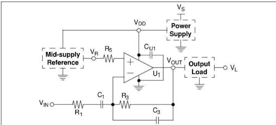 Microchip MCP6XXX - INVERTING DIFFERENTIATOR (NOT CURRENTLY SUPPORTED) - 1