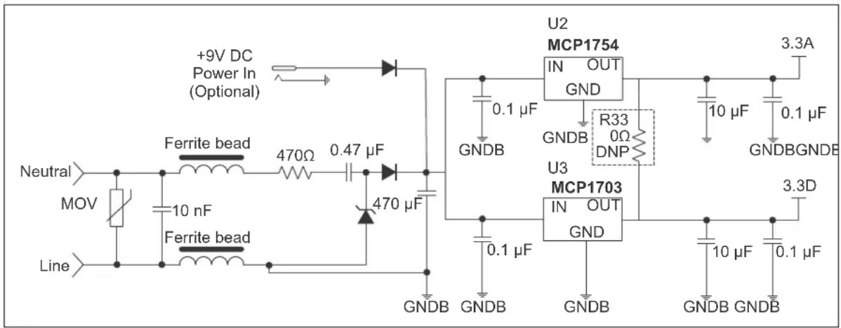 Microchip MCP6L2 - POWER SUPPLY CIRCUIT - 1