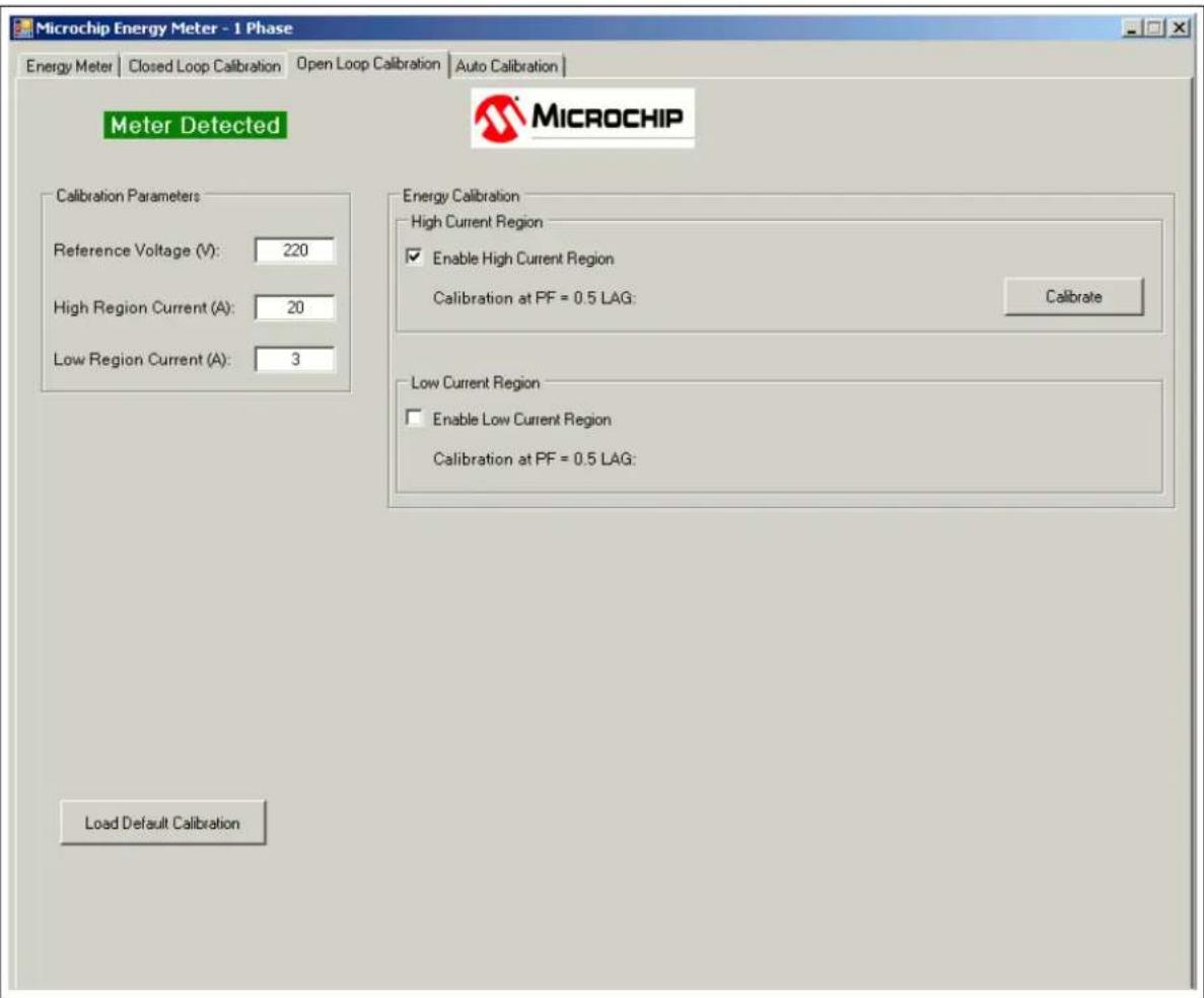 Microchip MCP6L2 - Open Loop Calibration with Energy Meter GUI - 2