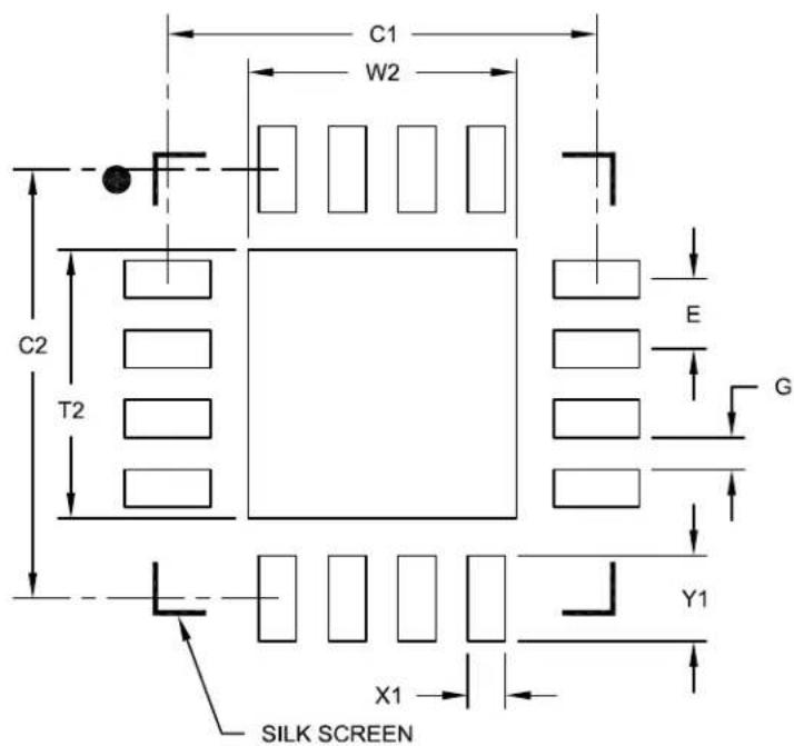 Microchip mcp4652 - 16-Lead Plastic Quad Flat, No Lead Package (ML) - 4x4x0.9mm Body [QFN] - 1