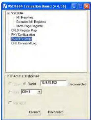 Microchip VSC8634/VSC8664 - Using the Control Software - 1