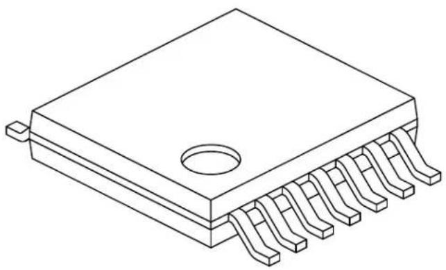Microchip MCP652 - 14-Lead Plastic Thin Shrink Small Outline (ST) - 4.4 mm Body [TSSOP] - 1