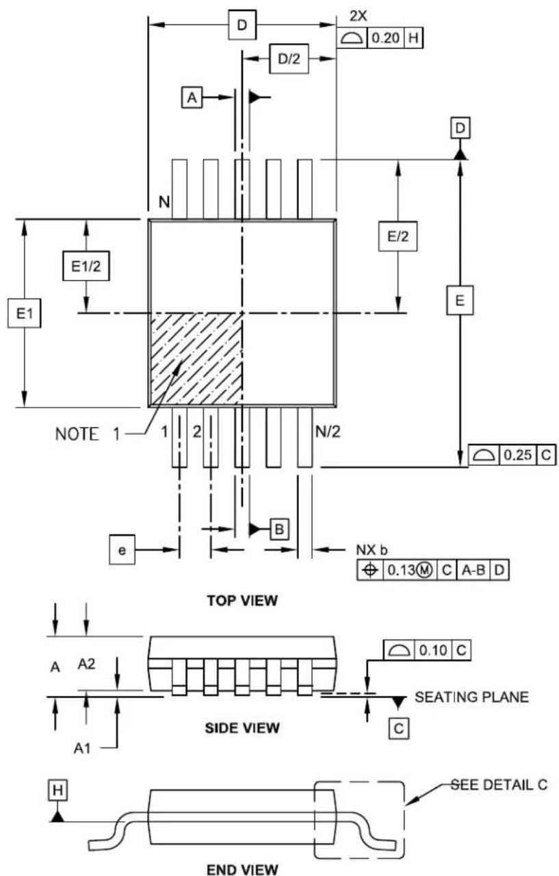 Microchip mcp4632 - 10-Lead Plastic Micro Small Outline Package (UN) [MSOP] - 1