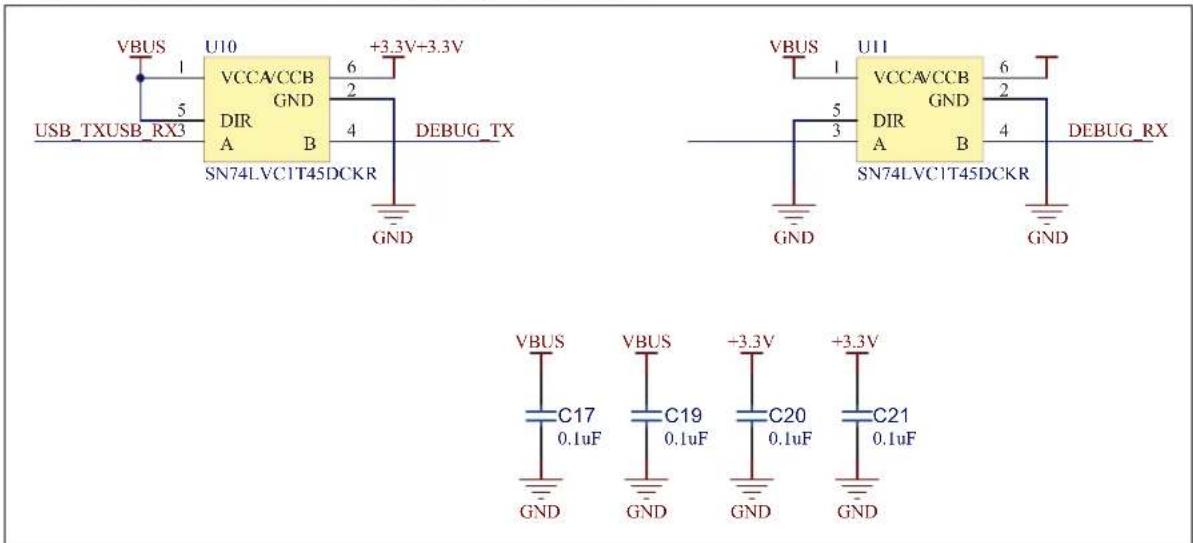 Microchip RN1723 - Appendix A. RN1723 Development Board Schematics - 3