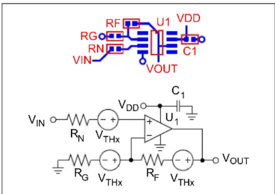 Microchip MCP6V02 - NON-INVERTING AMPLIFIER - 2