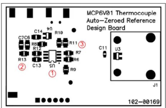 Microchip MCP6V08 - PCB Layout - 1