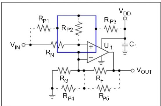 Microchip MCP6V08 - Non-inverting Gain Amplifier - 2