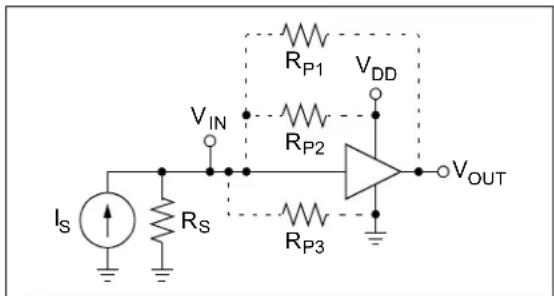 Microchip MCP6V08 - PARASITIC SURFACE RESISTANCES - 2
