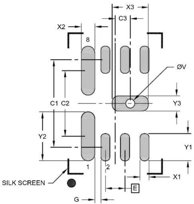 Microchip MCP16362 - 8-Lead Very Thin Plastic Dual Flat, No Lead Package (NMX) - 3x3x0.9 mm Body [VDFN] With Multiple Exposed Pads, 2 Fused - 1