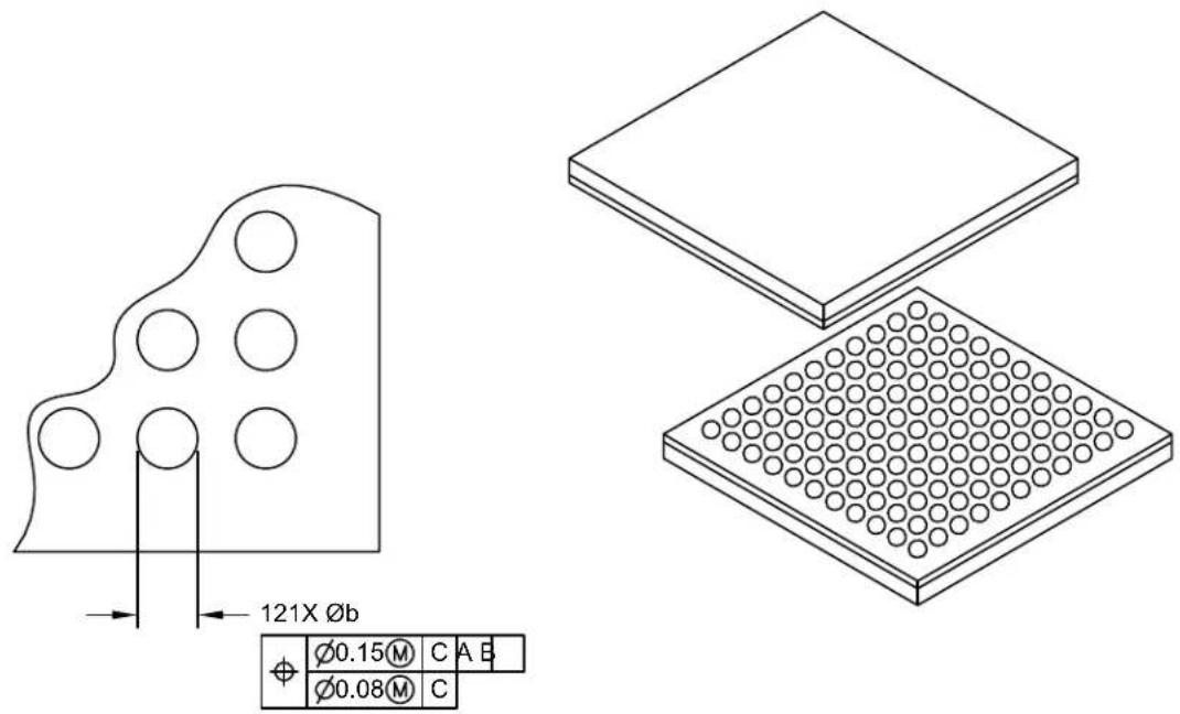 Microchip MCP37211-200 - 121-Ball Thin Fine Pitch Ball Grid Array (TE) - 8x8 mm Body [TFBGA] System In Package - 1