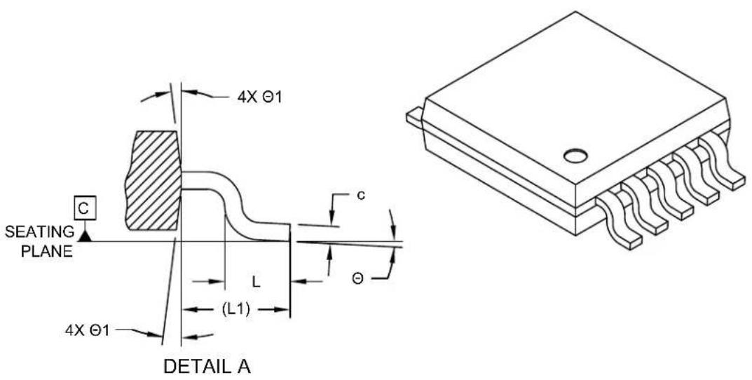 Microchip MCP33131D-05 - 10-Lead Plastic Micro Small Outline Package (MS) [MSOP] - 1