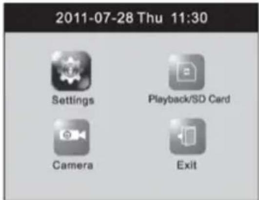 SecurityMan DIGILCDDVR4 - Menu Setup - 1