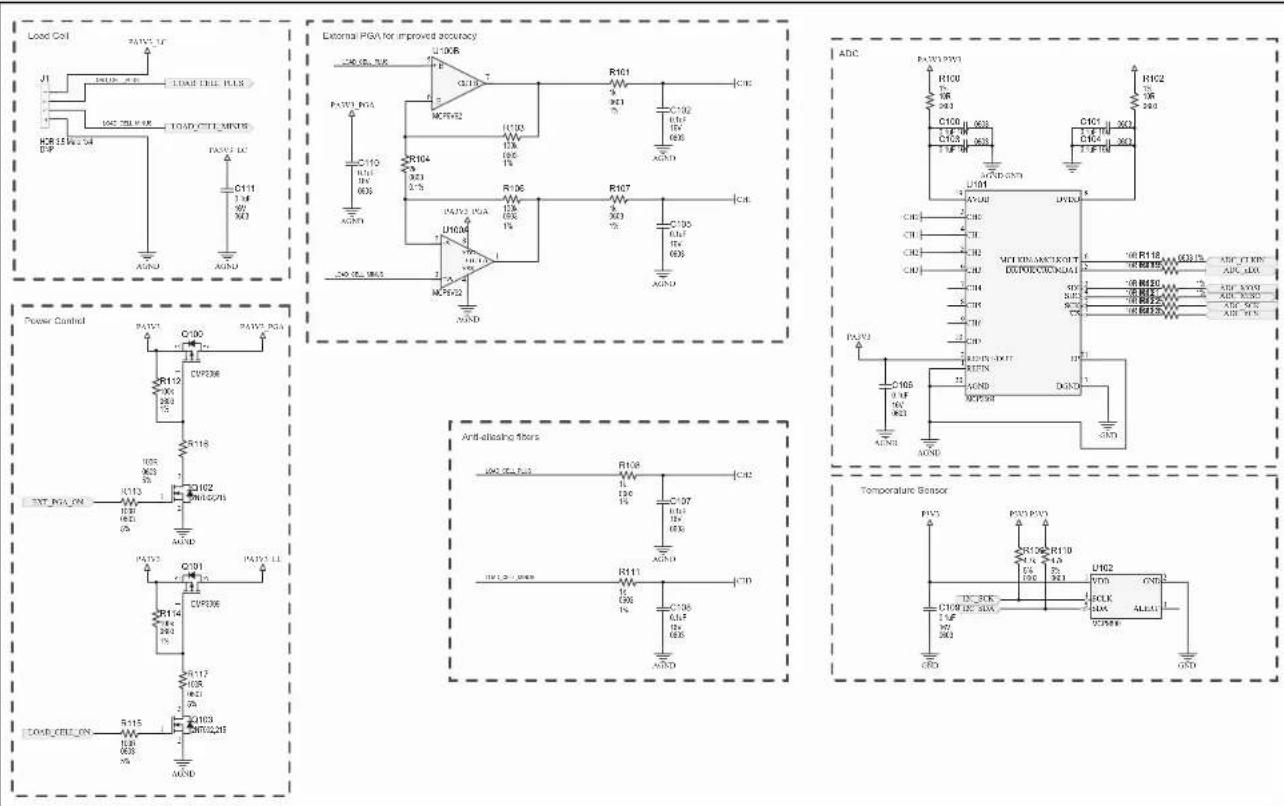 Microchip MCP3462R - A.2 Weight Scale Board - Schematic 2 - 1
