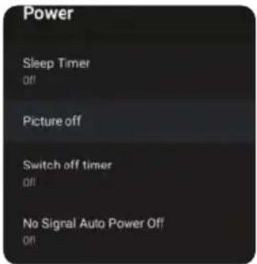 SHARP 65EQ4KA - No Signal Auto Power Off - 1