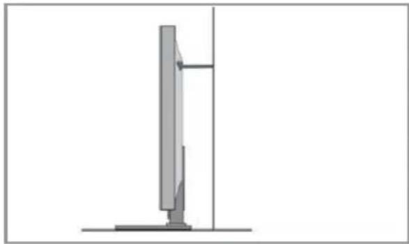 SHARP 42CL5KA - SECURING THE TV TO A WALL - 2