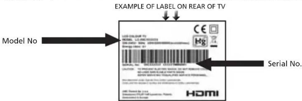 SHARP 42CL5KA - Please retain all packaging materials, in addition to your proof of purchase/receipt, as you will need these in the event of warranty/service support. - 1