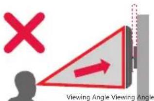 SHARP 43EH4K - Wall mounting & Viewing Angle - 2