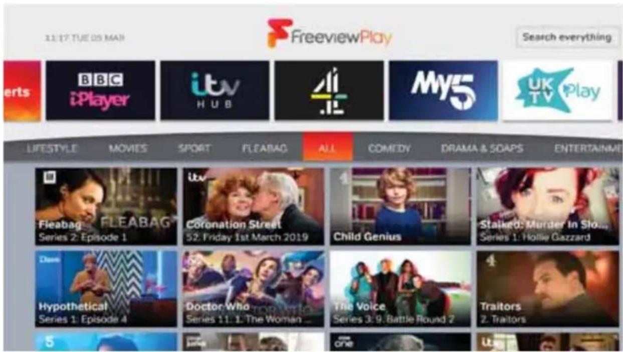 SHARP 42CJ6K - FREEVIEW PLAY APP - 1